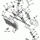 RZ350N Радиатор и Патрубки