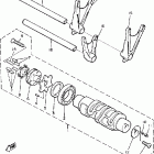 VMX12NC/VMX12N Shift cam - fork