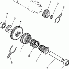 XV700L/XV700LC Муфта стартера