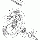 YZ 80 Переднее колесо