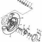 XV 1200D Заднее колесо