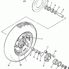 VMX12NC/VMX12N Заднее колесо