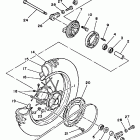 YZ 80 Заднее колесо
