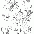 FJ 600 Подножки