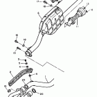 XT 600 Выхлопная система