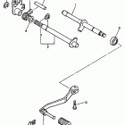 XT 600 Вал переключения