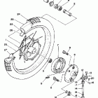 YZ 490 Переднее колесо