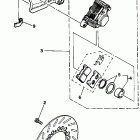 RZ 350 Задний суппорт тормозной