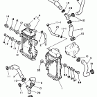 YZ 125 Radiator hose 2