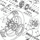 YZ250L Rear wheel yz250k l
