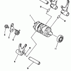 YZ 251 Shift cam fork yz250k - l