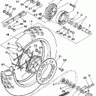 YZ 490 Заднее колесо