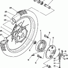 YZ250L Front wheel yz250k l