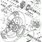 YZ 251 Rear wheel yz250k - l