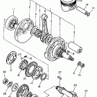 TT 600 Коленвал,поршни