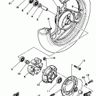 RZ 350 Заднее колесо