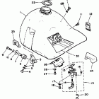 YZ 490 Топливный бак