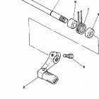 YZ250L Shift shaft pedal yz250k l