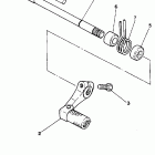 YZ 251 Shift shaft pedal yz250k - l