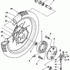 YZ 251 Front wheel yz250k - l