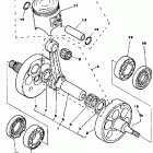 YZ250L Crank piston yz250l