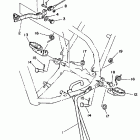 YZ 251 Stand footrest yz250k - l