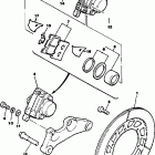 XVZ12TK Задний суппорт тормозной