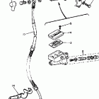 XV750K Главный тормозной цилиндр,передний