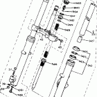 XV750K Передняя вилка
