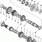 YZ490K Трансмиссия