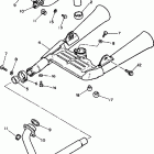 XV750MK Выхлопная система