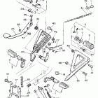 XJ 650L Stand - footrest