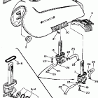 XV750K Топливный бак