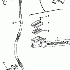 XV750MK Главный тормозной цилиндр,передний