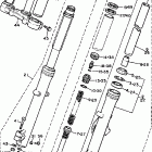 XV750MK Передняя вилка