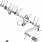 XV750K Shift shaft pedal
