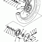 XT200J Переднее колесо