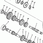 XT200J Трансмиссия