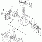TT 500 Коленвал,поршни