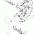 XV750H Переднее колесо
