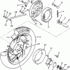 XV750H Заднее колесо