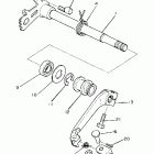 TT 500 Shift shaft - pedal