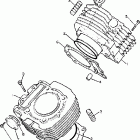 XV750H Цилиндр