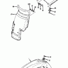 TT 500 Front fender - rear fender