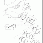 FLHTK 1KEF ULTRA LIMITED (2023) WINDSHIELD, FAIRING AND HEADLAMP - FLHTK, FLHX, FLHXS AN...