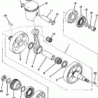 DT250E/DT400E Коленчатый вал и Поршень