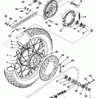 TT500D Заднее колесо