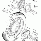 TX 750 Заднее колесо