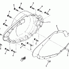 TX 750 Crankcase cover right