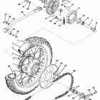 mx 250 Заднее колесо